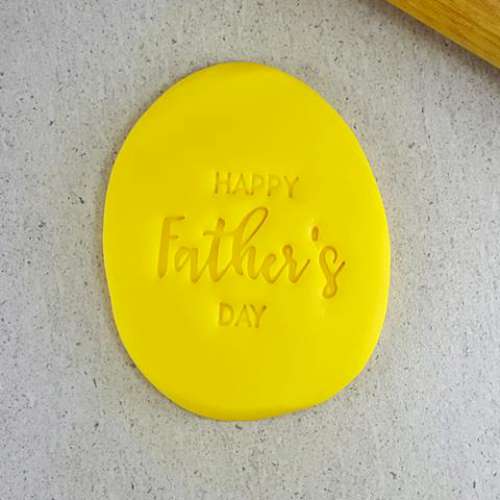 Cookie Embosser - Happy Fathers Day